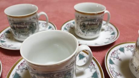 Starý porcelán josefina loučky, 