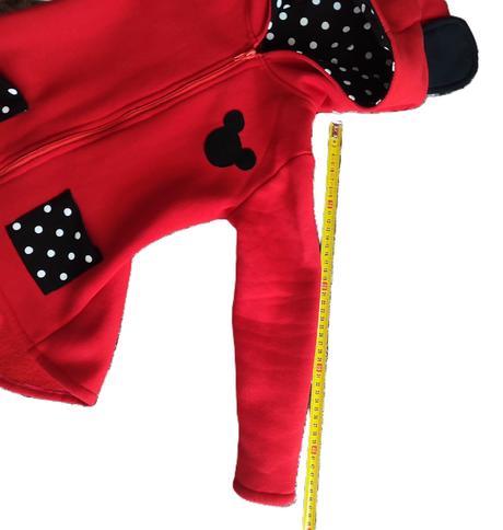 Dievčenský minnie flisový kabátik, 116