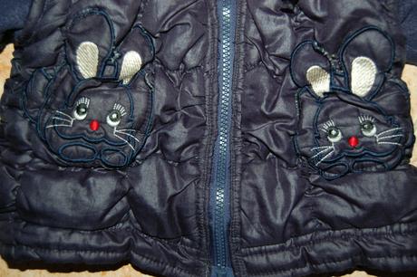 Tmavomodrá bundička s kapucňou,vreckami,mam ju, 86