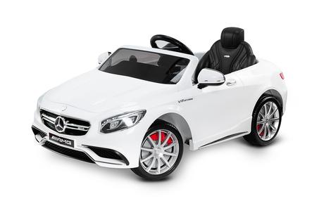 Toyz akumulátorové vozidlo mercedes amg s63 biela, 