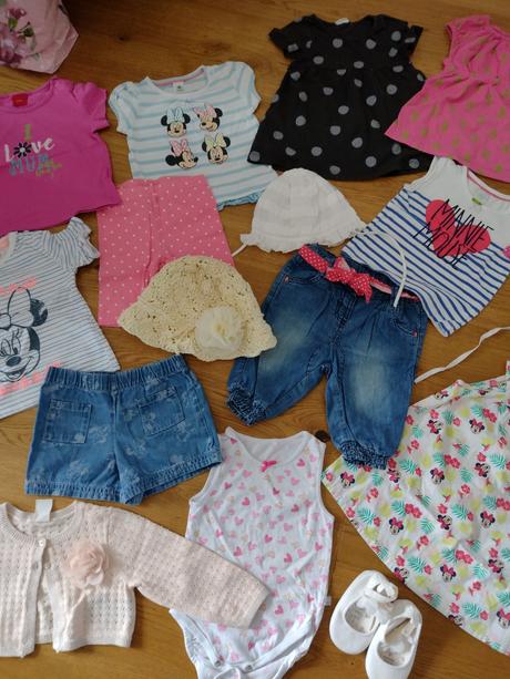 Letný balík pre dievčatko 74-80, 68–80