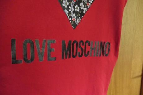 Love moschino orig. damske krasne s vreckami m/l, moschino,m