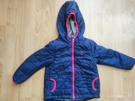 Prechodná bunda pre dievčatko 98, decathlon,98