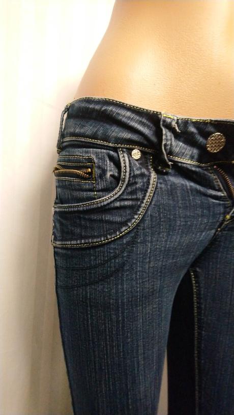 Dámske elastické rifle skinny, d.f.d. jeens, s