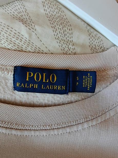 Ralph lauren ponny krasna beige mikina s-l, ralph lauren,m