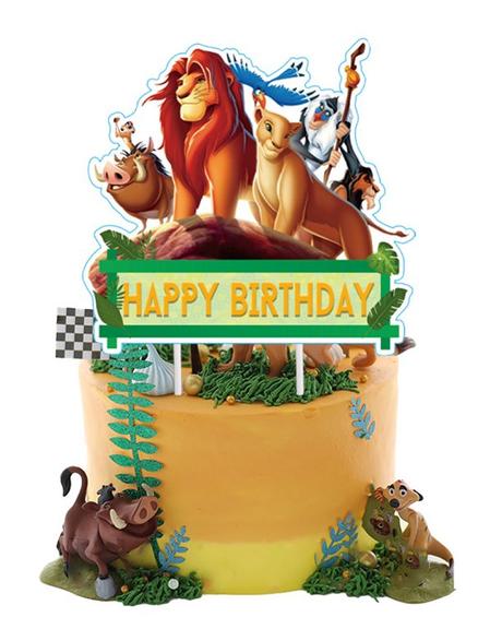 Tortový zápich leví kráľ - skladom, tz-83, 