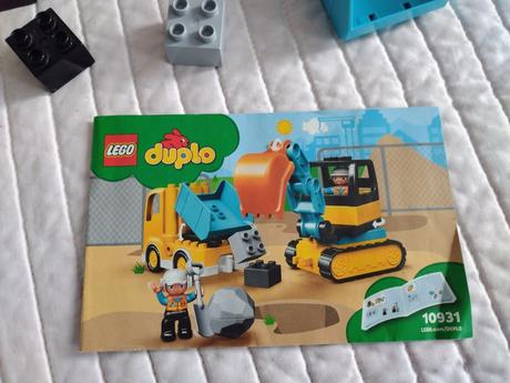 Lego duplo 10931 nákladiak a pásový bager,