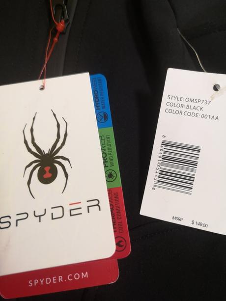 Spyder pánska softshell nepremokavá bunda  m, m