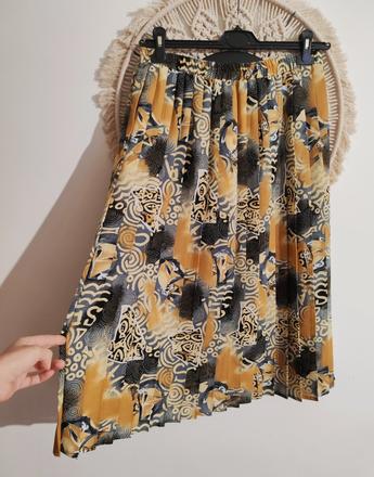 Midi plisovaná sukňa, xxl