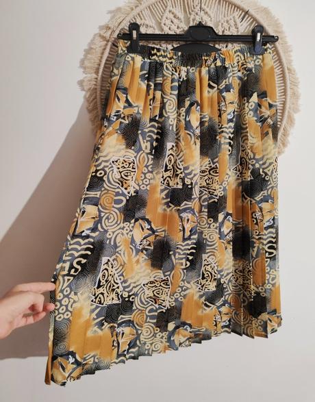 Midi plisovaná sukňa, xxl