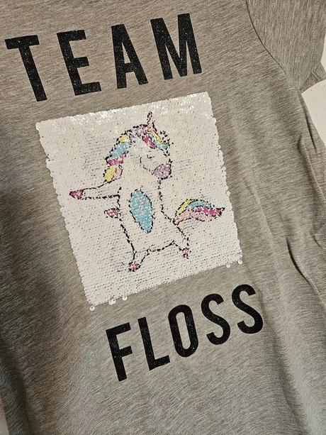 Primark unicorn jednorožec tričko s flitrami 164, primark,164