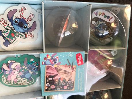 Stitch vianočné gule, 