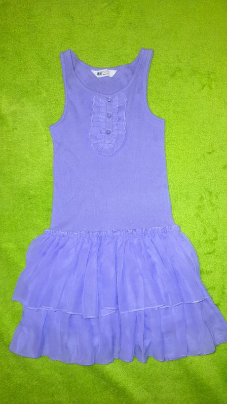 Krásne fialové šaty hm, h&m,128