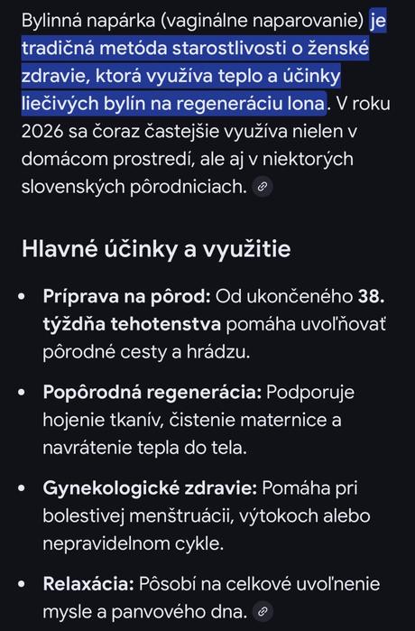 Bylinná náparka pred pôrodom - čaje bylinky, 