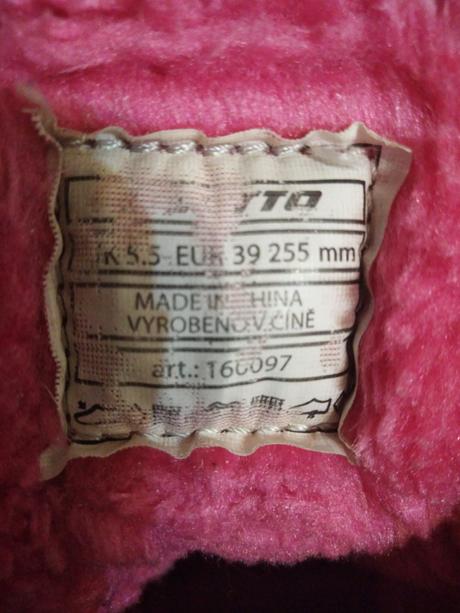 Zateplené topánky, lotto,39