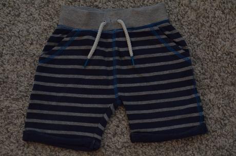 Prúžkované kraťásky, takko,80