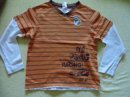 Tričko s dlhým rukávom - veľ. 122, palomino,122