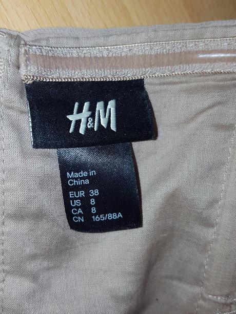 Bezove spolocenske saty, h&m,38