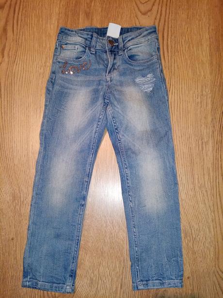 Kvalitné rifle -4/5, denim,104