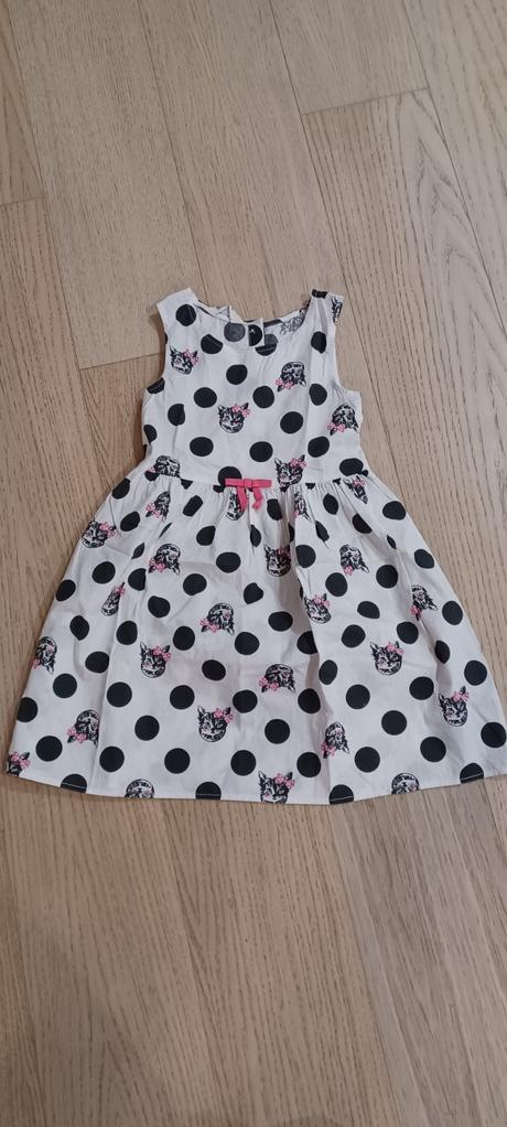 Šatičky s mačičkou, h&m,128