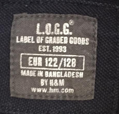 Tricko s golierikom c. 122/128, h&m,122