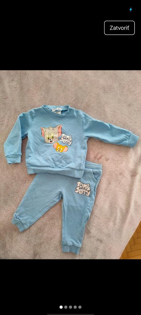 Tepláková súprava tom&jerry, sinsay,80