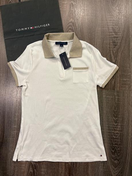 Tommy hilfiger štylove nove tričko , polokosela m, tommy hilfiger,m