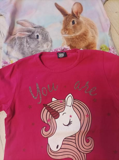 Kvalitné dievčenské tričká 116, 116