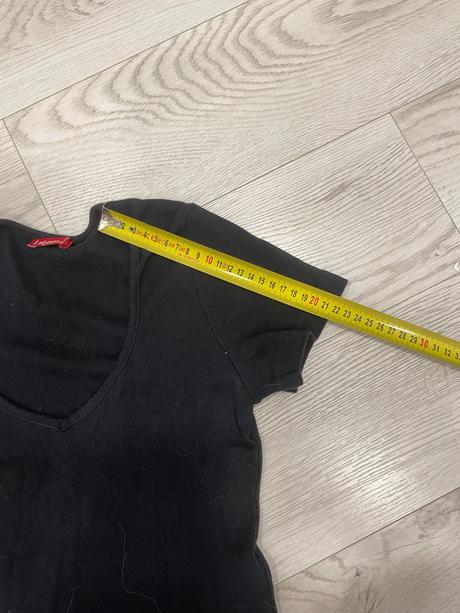 Basic čierne tričko, m