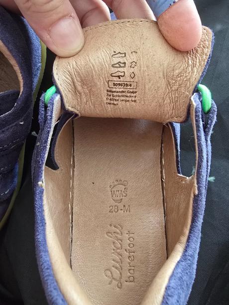 Kožené sandale s uzavretou špičkou barefoot, lurchi,28