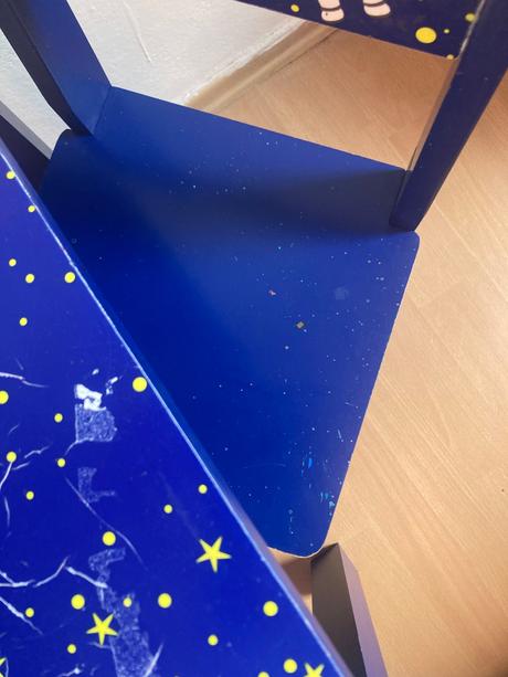 Detsky stol s 2 stolickami kozmonaut, 