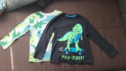 2x dinosaurove tricko, f&f,116
