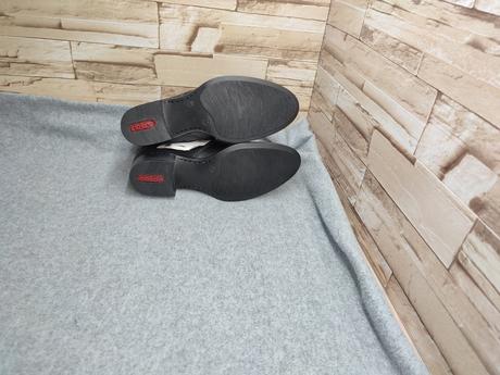 Rieker 36 - dámske čierne kožené topánky, rieker,36