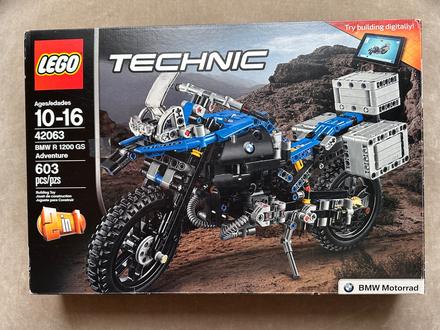 Lego technic - 42063 motocykel r 1200 gs, 