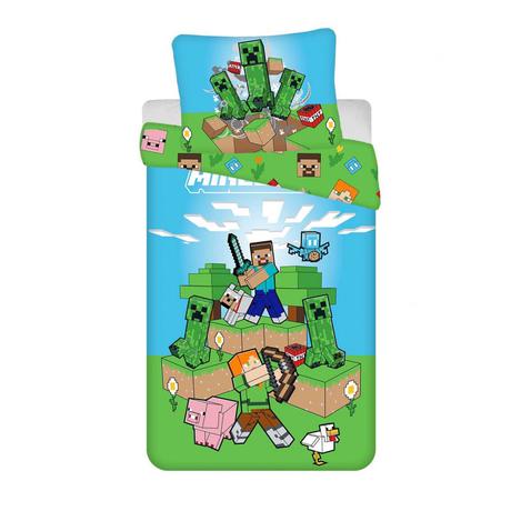 Obliečky minecraft, šírka (cm): 140,dĺžka (cm): 200