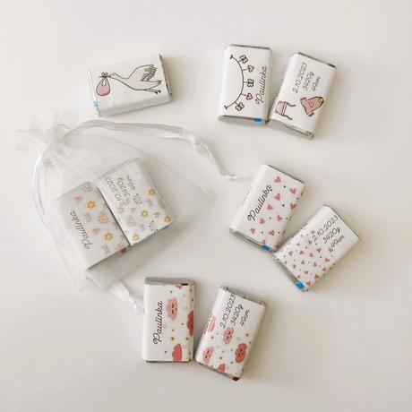 Miničokoládky na krstiny/narodeniny, 