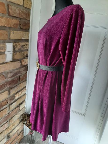 Dámske trblietavé šaty  / tunika, 38 - xxl