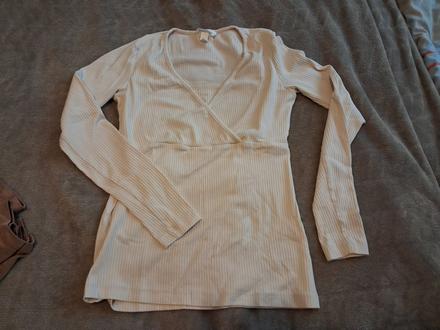 Tričko na dojčenie s dlhým rukávom, h&m,s