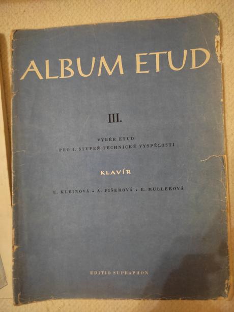 Klavírna čítanka, album etud iii., carl czerny, 