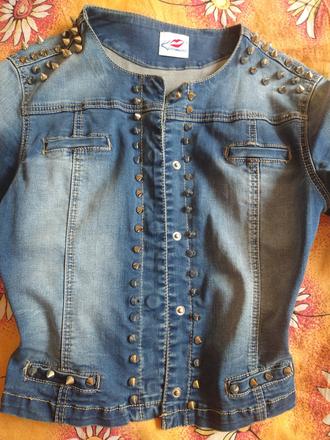 Riflová bundička, s