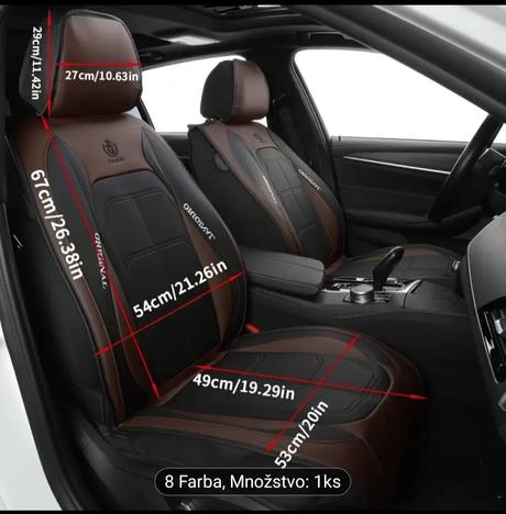 Poťahy do auta,