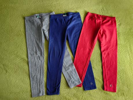 Trojbalenie legín benetton, super stav, benetton,122