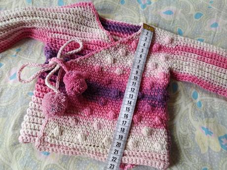 Nádherný makucky kabátik/ svetrik, 56