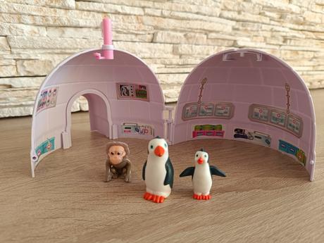 Snehová záchranka-helikoptéra, terénne auto, iglu, 