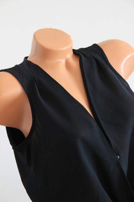 Čierna elegantná body blúzka, s, s