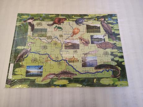 Zberateľ, puzzle neca 2006, dunajské luhy, v fólii, 