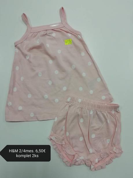 Bodkovaný letný komplet h&m, h&m,62