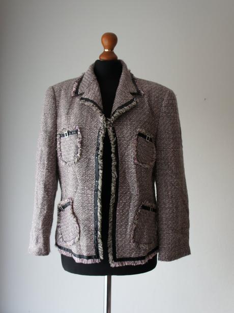 Elegantné tvídové sako zn.apriori, xl