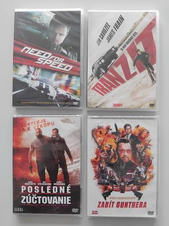 4x akčne dvd,