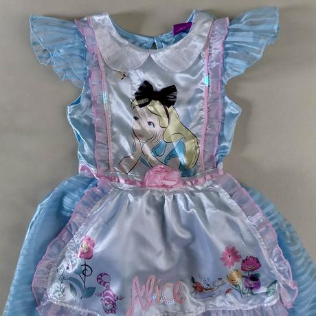 122/128 kostym alice v krajine zázrakov,7-8 r., 